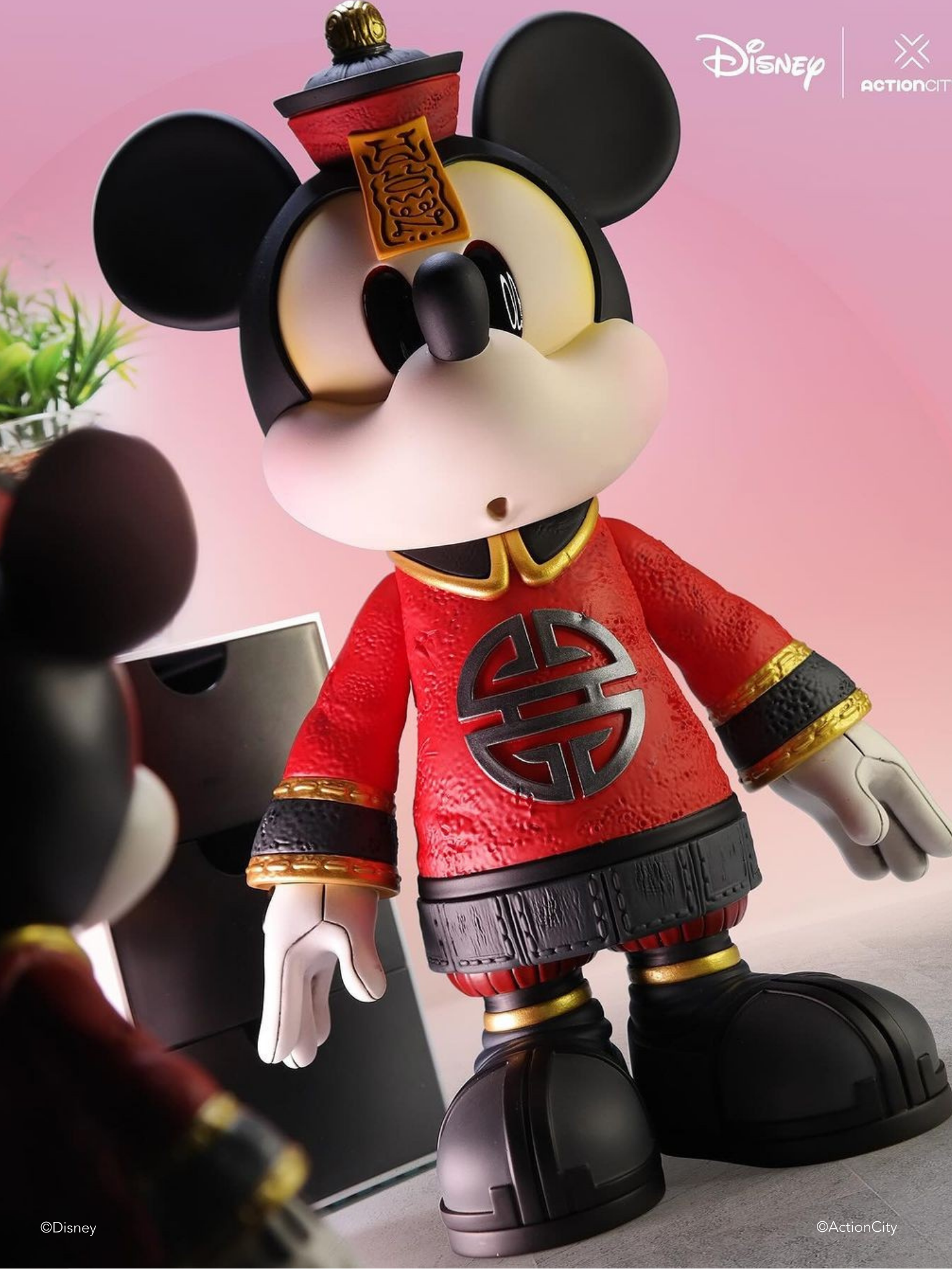 Jumbo Mickey Jiangshi Scarlet By Disney X ActionCity