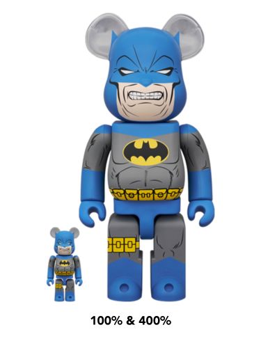 PreOrder]BE@RBRICK BATMAN(TDKR BLUE Ver.)100％ & 400