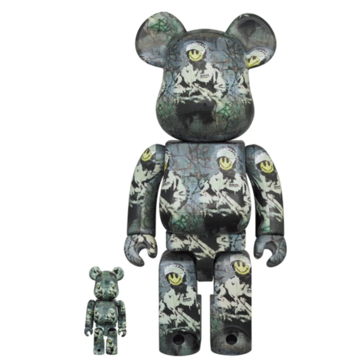 BE@RBRICK Riot Cop 100％ & 400％ - ActionCity