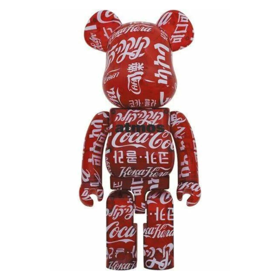 BE@RBRICK Atmos x Coca-Cola Clear Red 1000%(ASK) - ActionCity