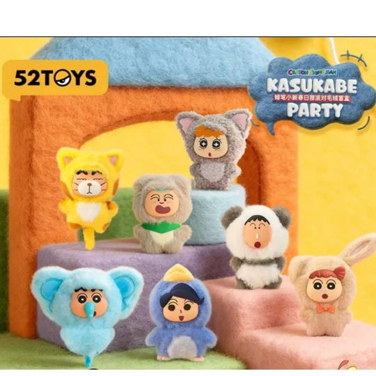 Crayon Shin-chan Kasukabe Party Plush Charm Blind Box