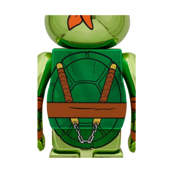 BE@RBRICK MICHELANGELO CHROME Ver. 1000%