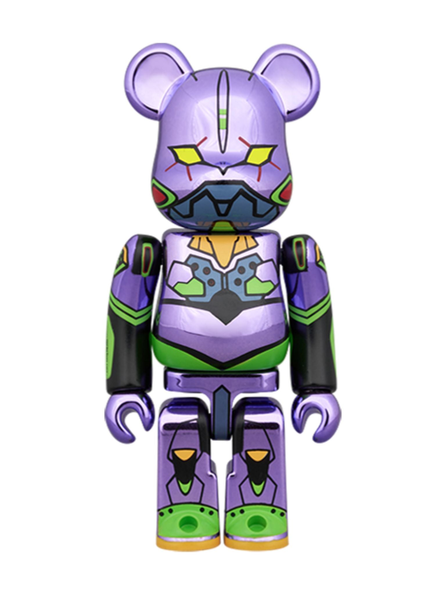 [Pre-Order] BE@RBRICK Evangelion Unit-01 Chrome Ver. & Mark.13 Chrome Ver. 2PCS Set 100%