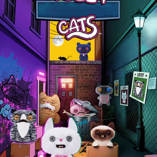 Fuggler Alley Cat Keychain Plush Blind Box