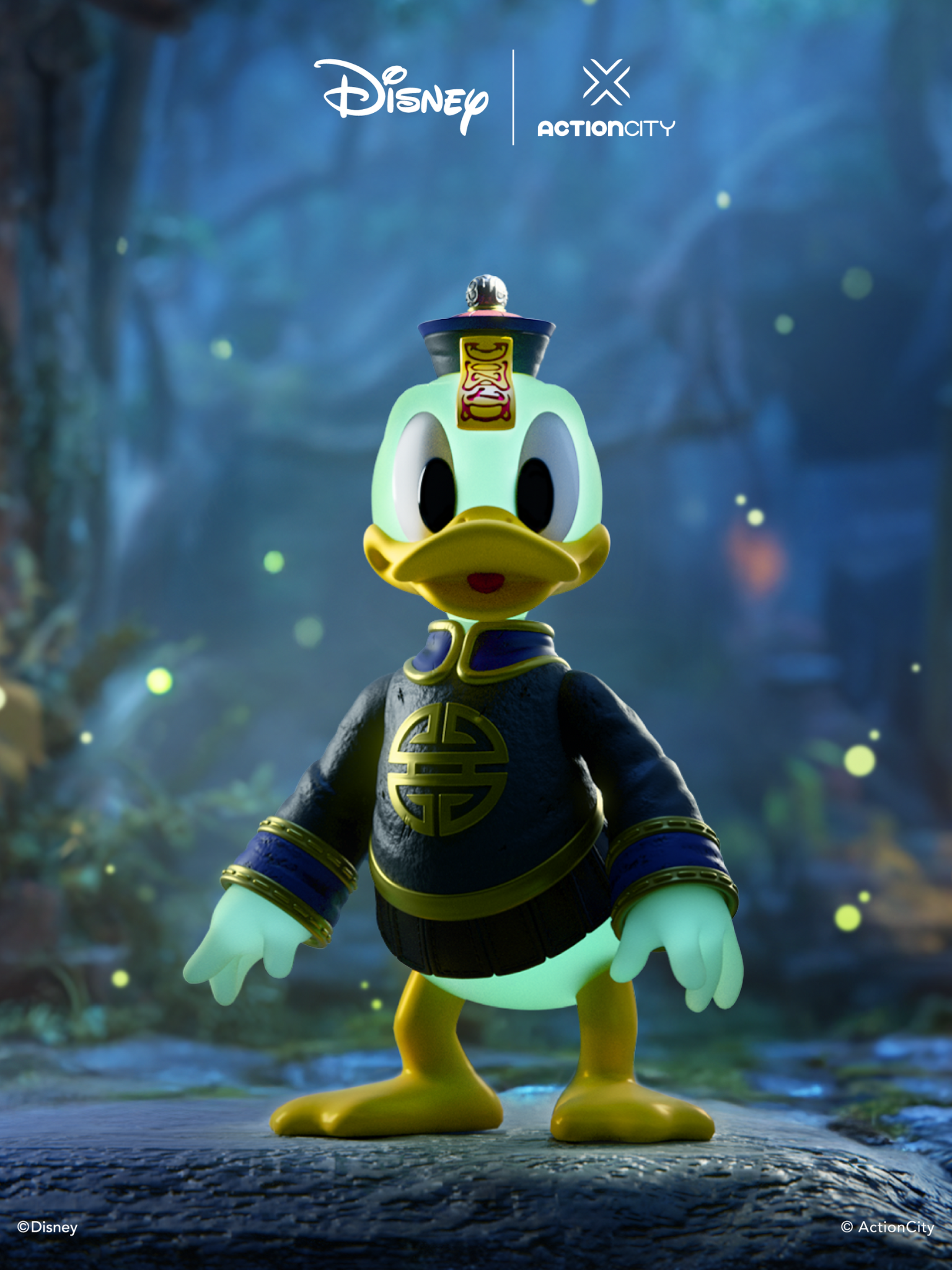 Donald Jiangshi Glow in the Dark