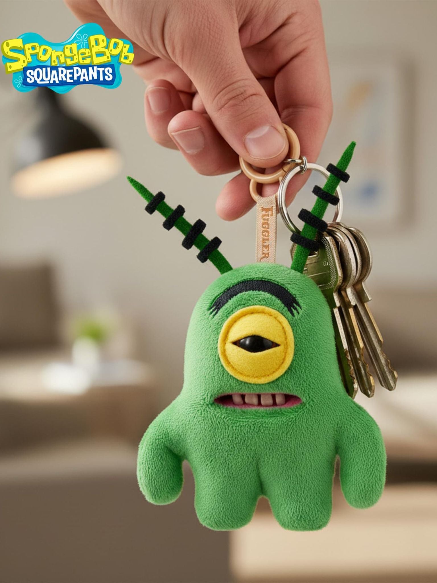 Fuggler × SpongeBob SquarePants Keychain Collaboration Series-Plankton