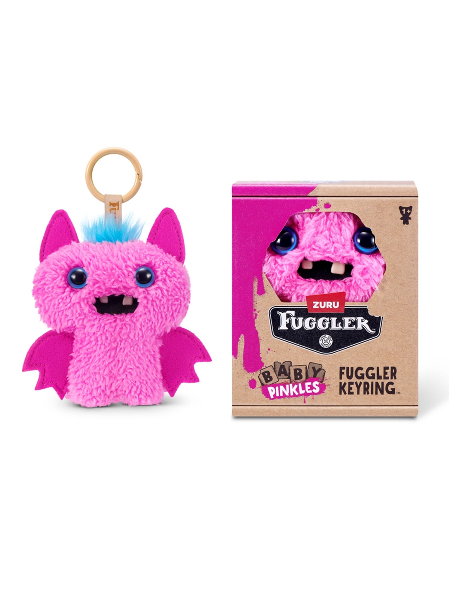 Cute Tooth Monster Cute Fun Powder Treasure Keychain