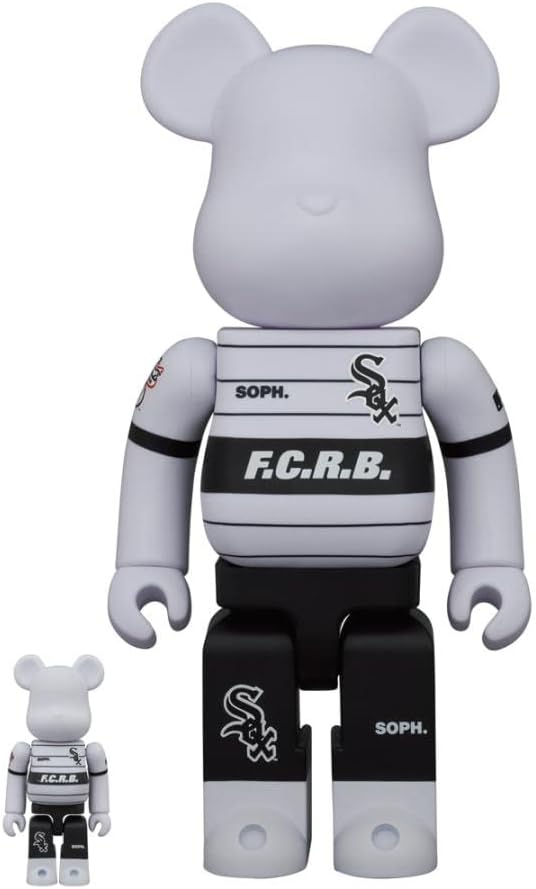 Bearbrick F.C.R.B × CHICAGO WHITE SOX 100% & 400%