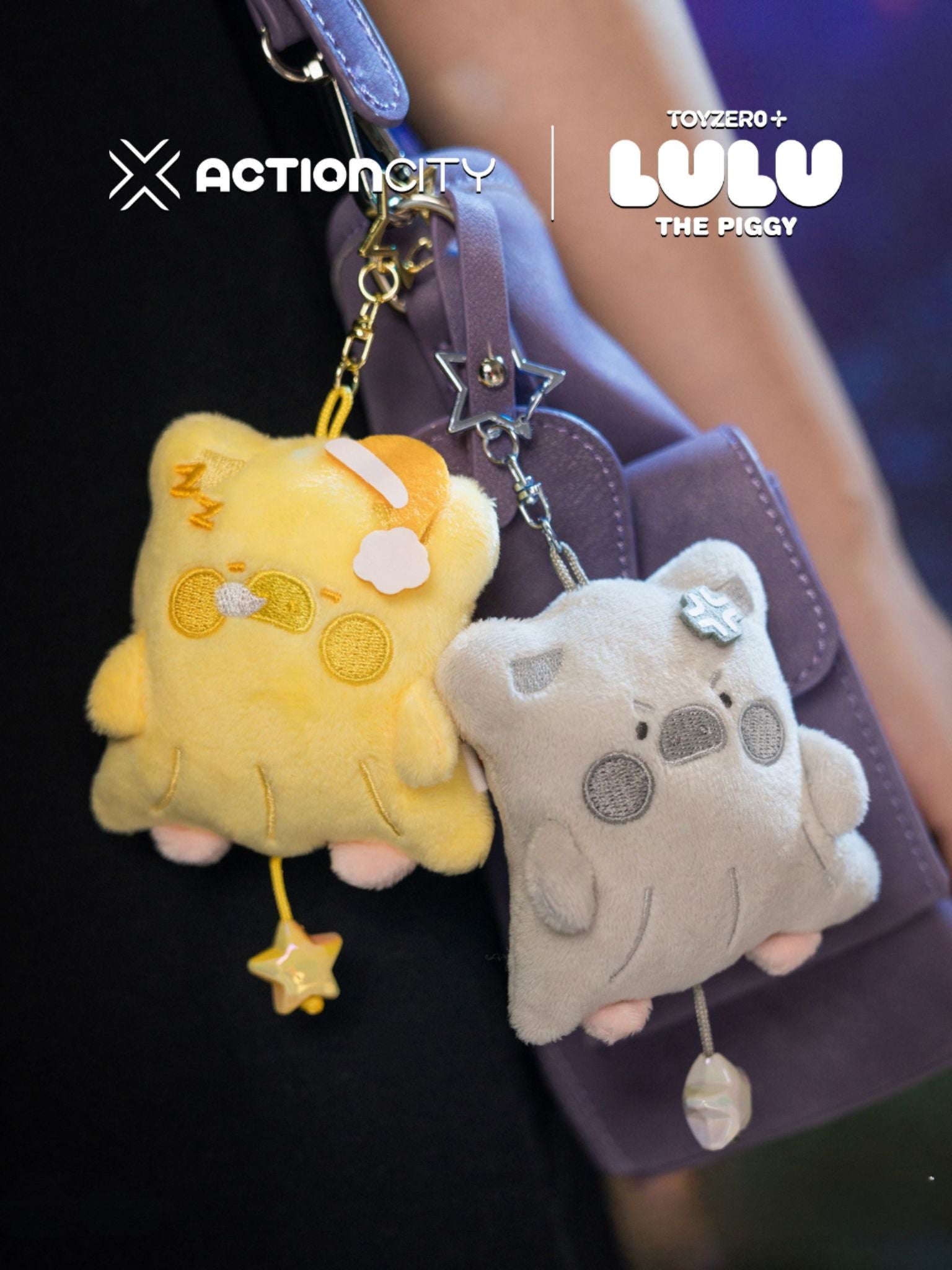 LuLu The Piggy Halloween - Moody Boo Plush Keychain Blind Box