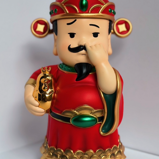 Cai Shen Golden Rooster God of Wealth