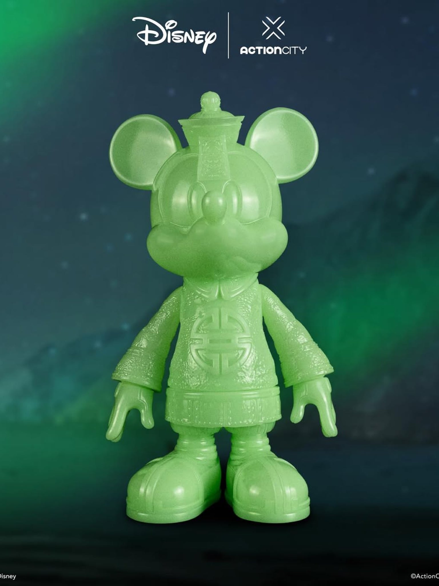 Ethereal Glow Mickey Jiangshi / GID Blank - ActionCity
