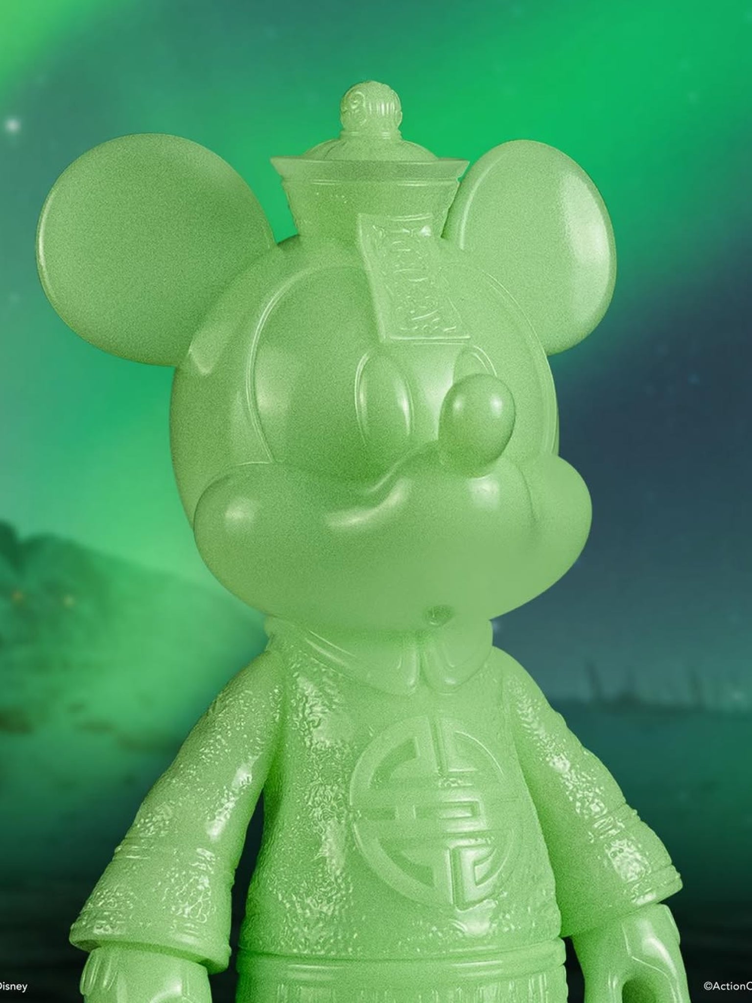 Ethereal Glow Mickey Jiangshi / GID Blank - ActionCity