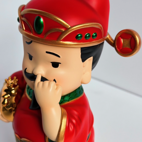 Cai Shen Golden Rooster God of Wealth
