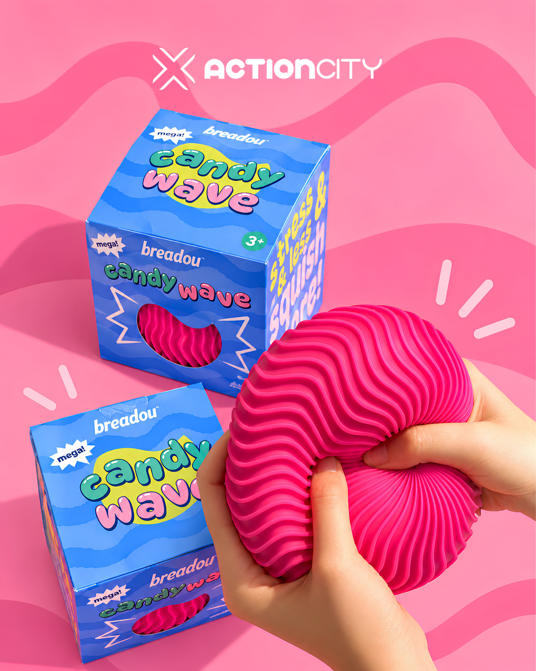 Breadou™ Mega Candy Wave - Pink