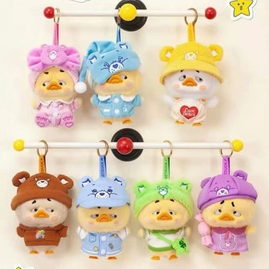 PocketUpsetDuck - Care Bears x UpsetDuck Be Rainbow Duck Plush Keychain Blindbox