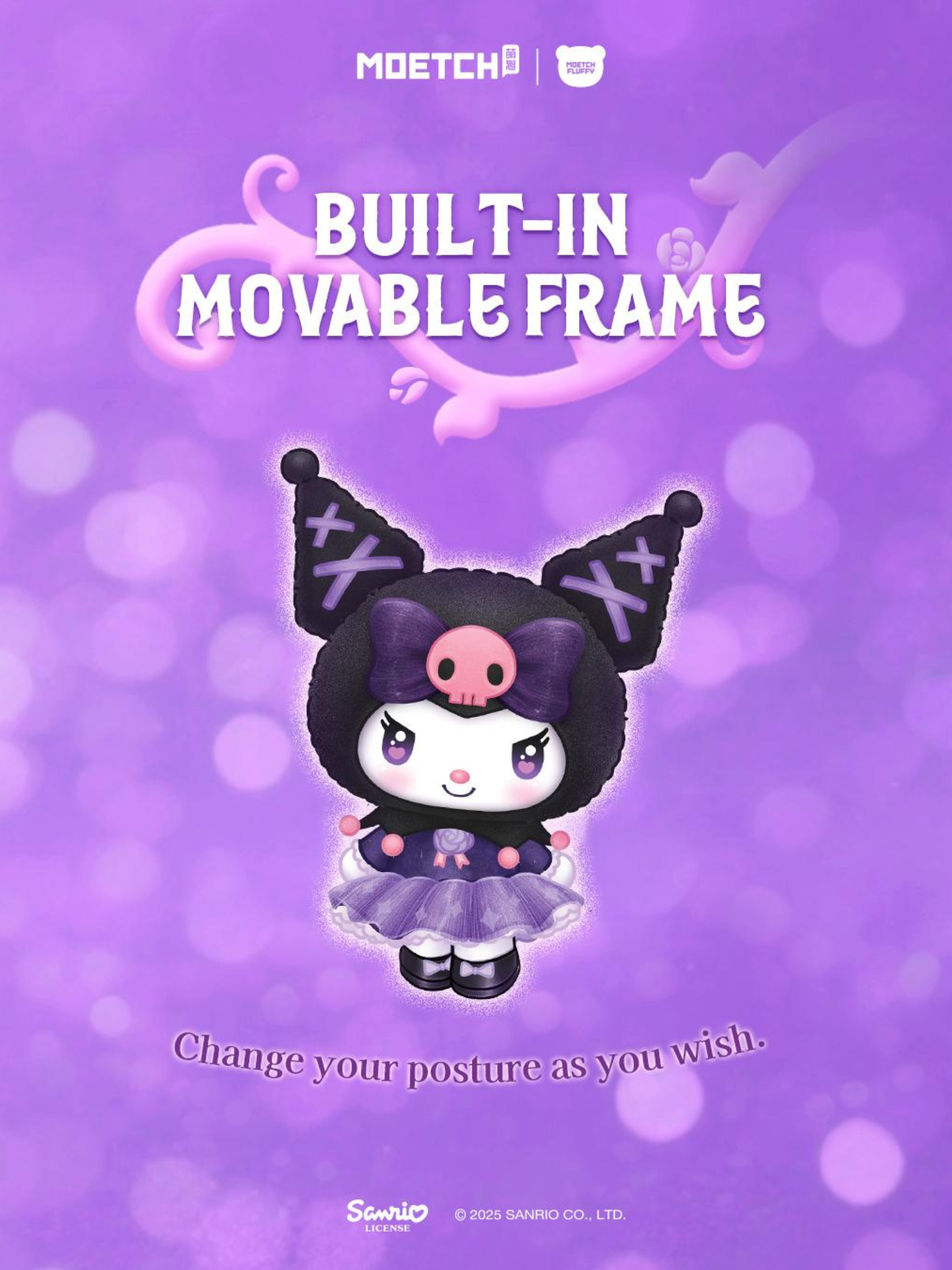 [Pre-Order] Kuromi Floral Secret Realm Series Plush Relaxing Toy