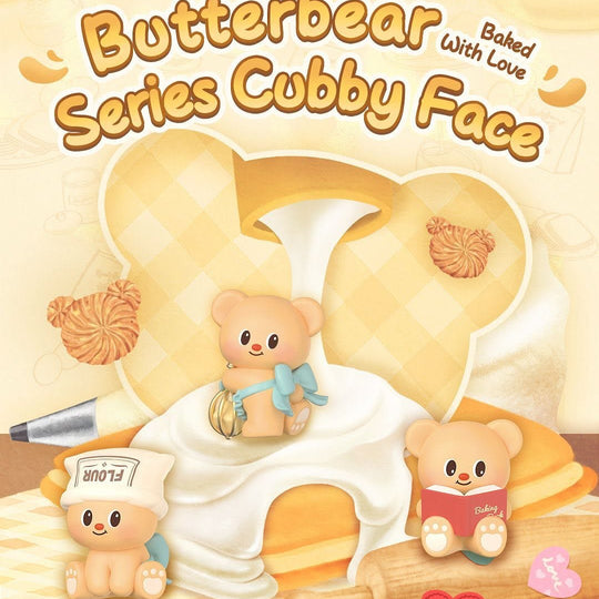 ButterBear Baked with Love Series Cubby Face Blind Box Series
