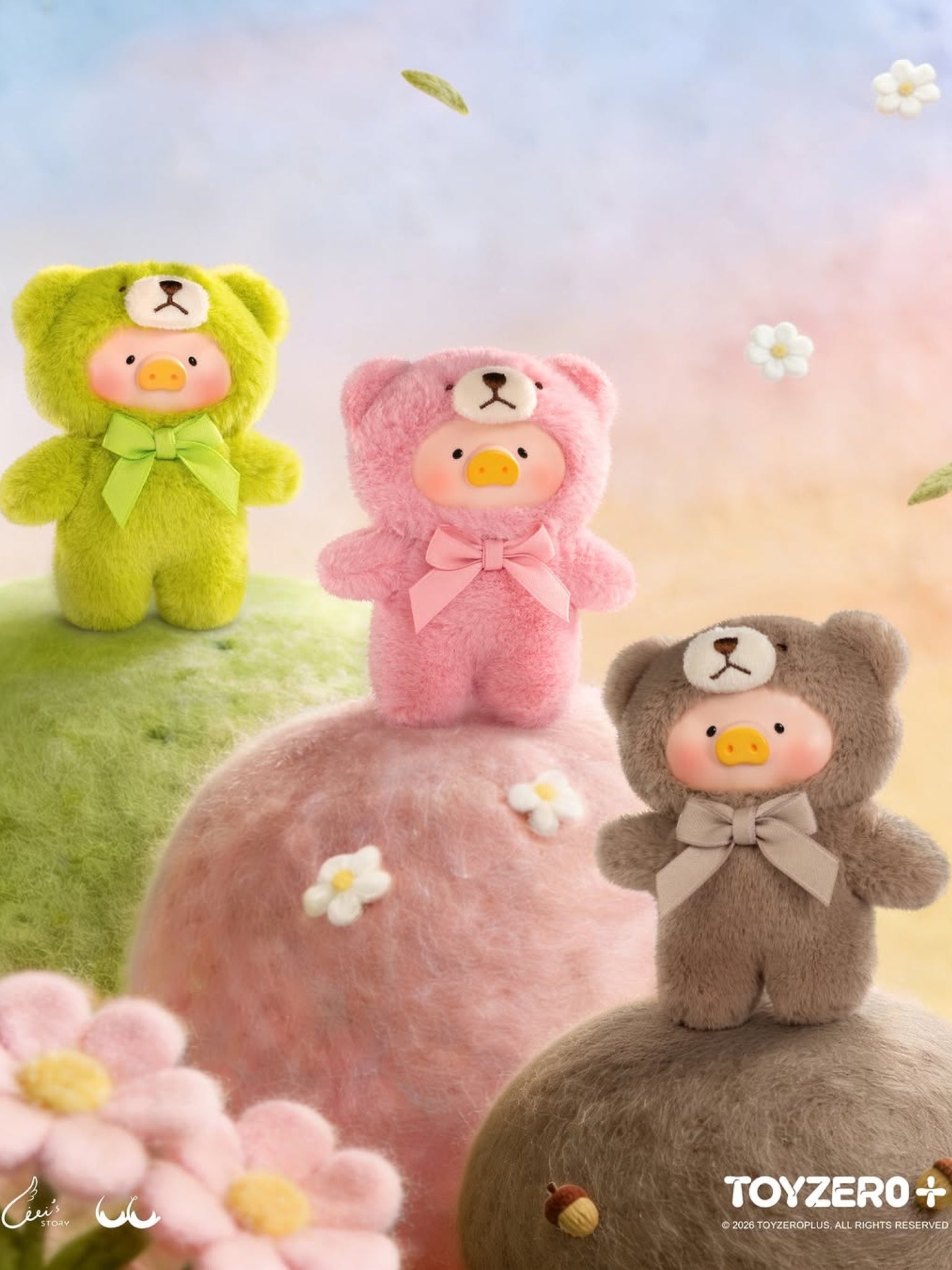LuLu the Piggy - Teddy Mini's Whispers of Nature Series Plush Phone Charm Blind Box - ActionCity