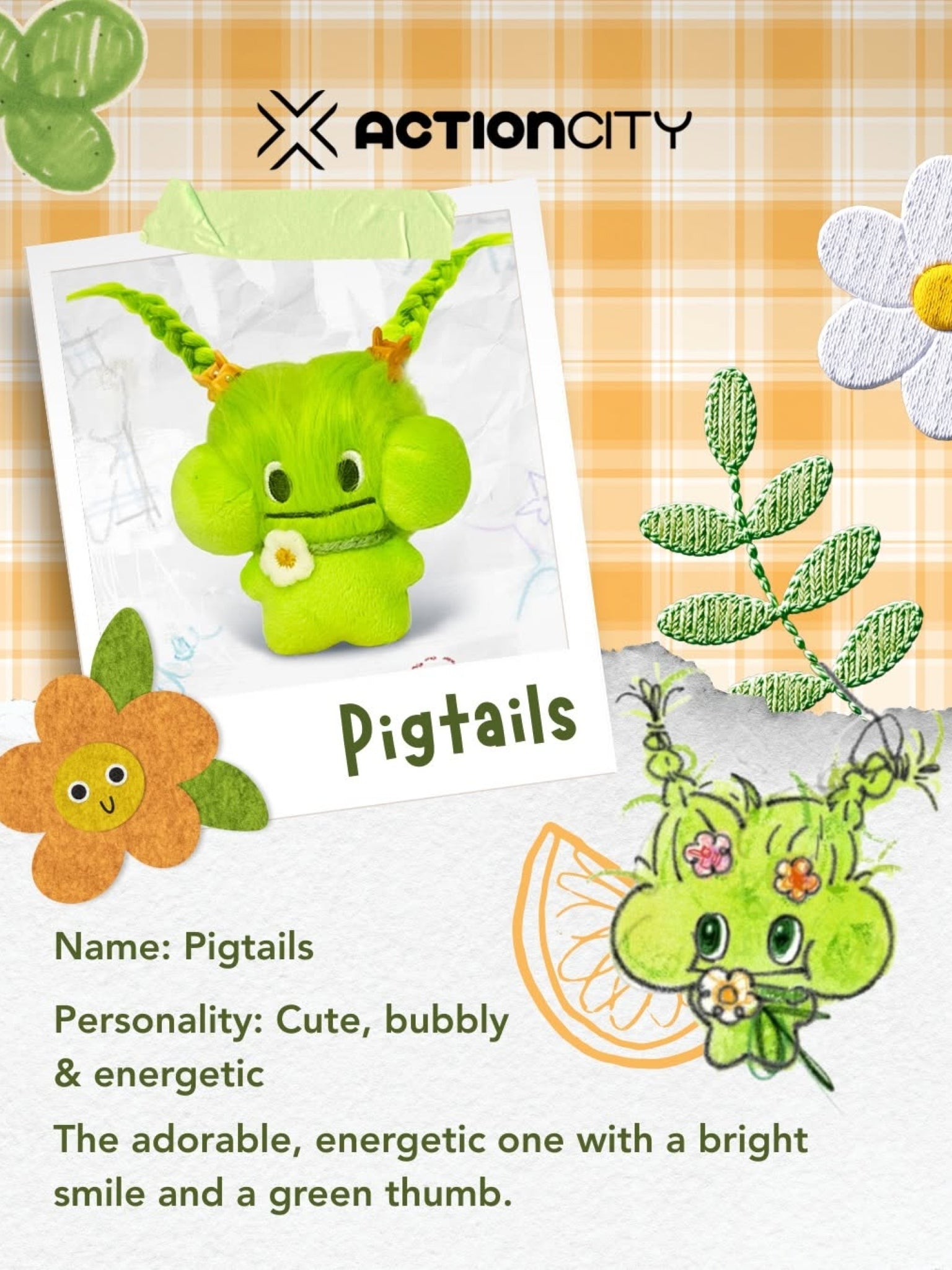 iiaocao Grabs the Llaocao Serles Plush Pendant Blind Boxes - ActionCity