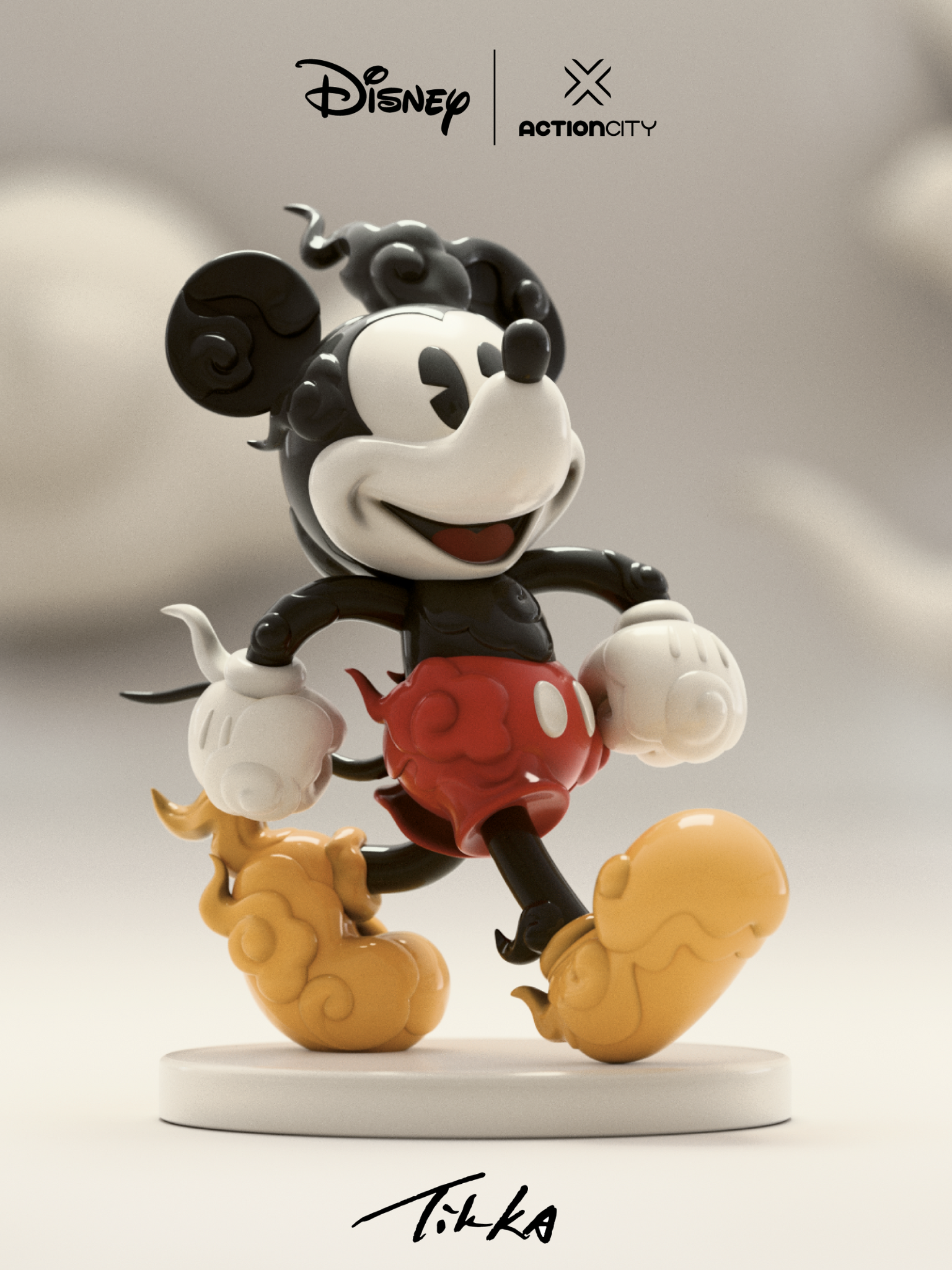 [Pre-Order] Disney Mickey × ActionCity feat. Tik Ka | EastCloud Collection