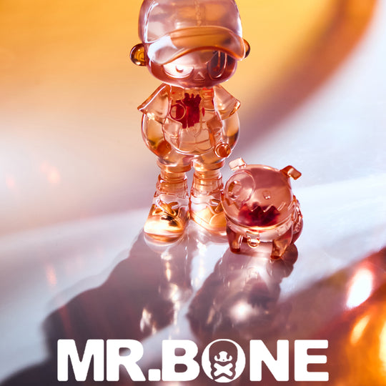 Mr.Bone Pink Transparent