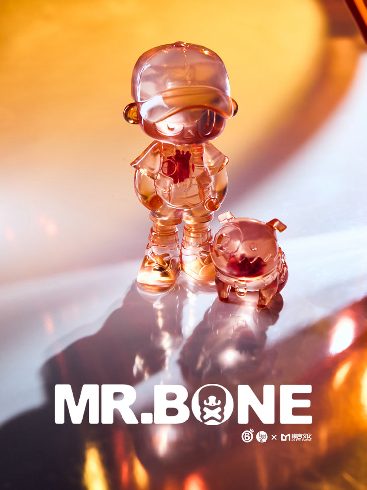 Mr.Bone Pink Transparent