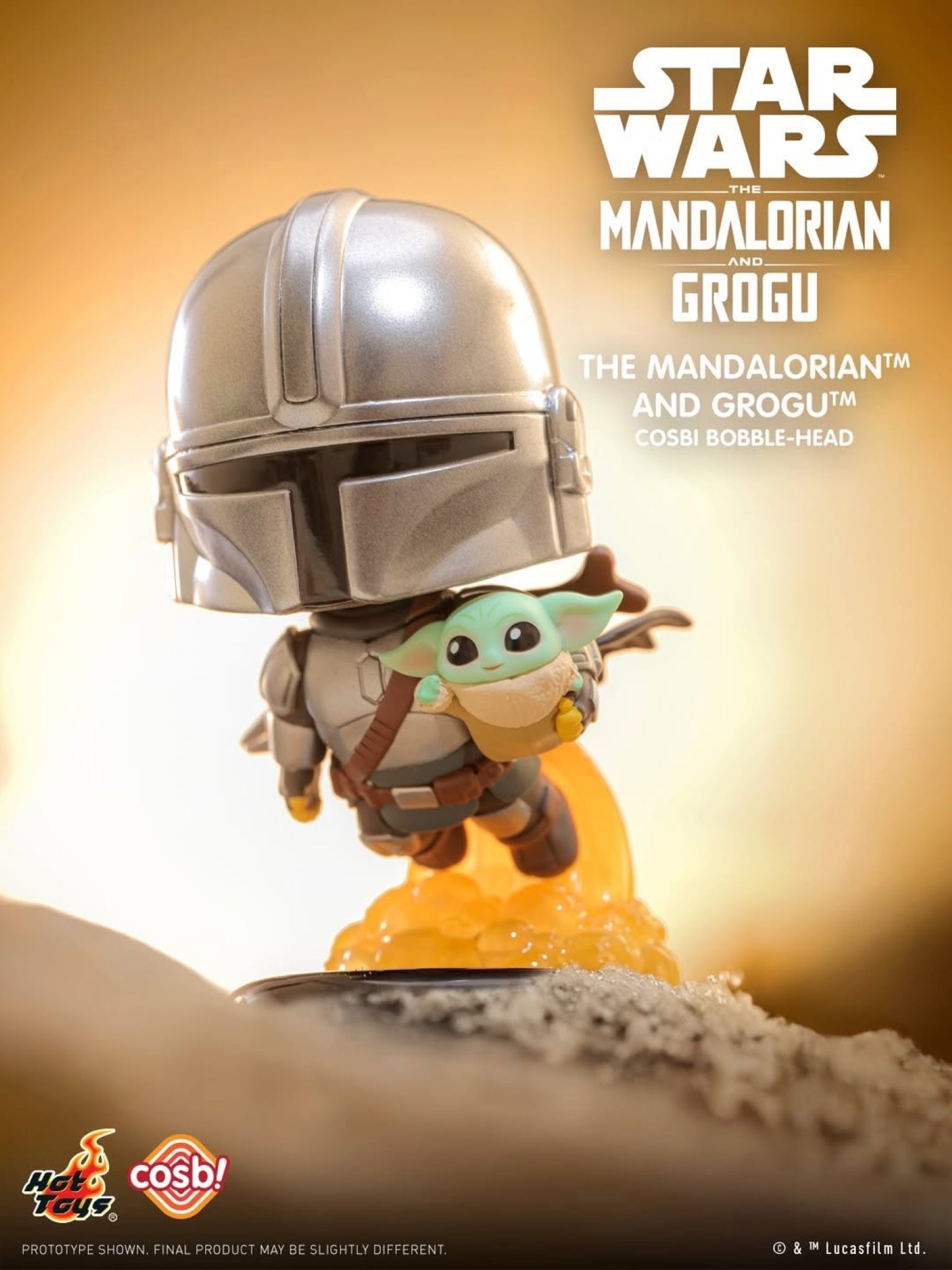 CBX348 - The Mandalorian and Grogu - The Mandalorian And Grogu Cosbi Bobble-Head Series - ActionCity