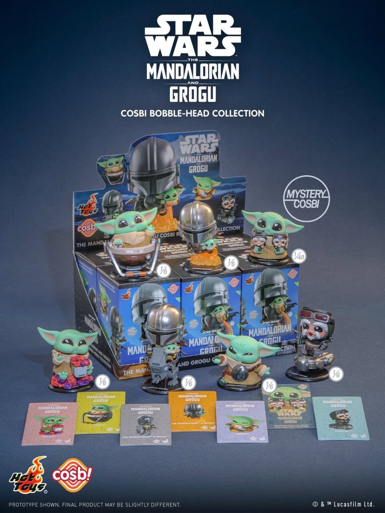 CBX348 - The Mandalorian and Grogu - The Mandalorian And Grogu Cosbi Bobble-Head Series - ActionCity