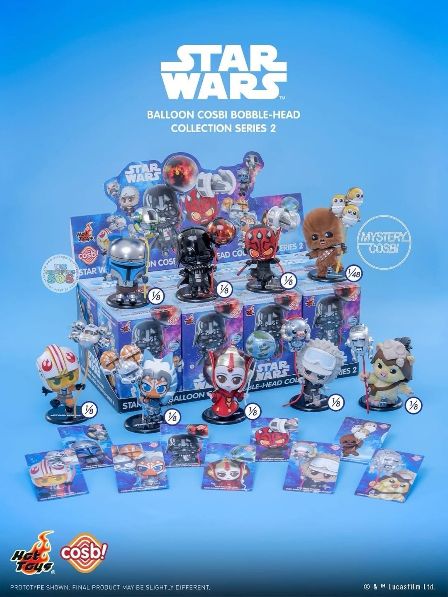 CBX316 - Star Wars - Star Wars Balloon Cosbi Bobble-Head Collection Series 2 - ActionCity