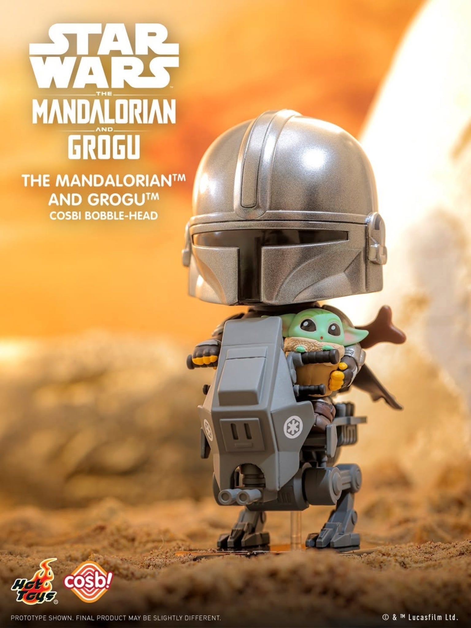 CBX348 - The Mandalorian and Grogu - The Mandalorian And Grogu Cosbi Bobble-Head Series - ActionCity