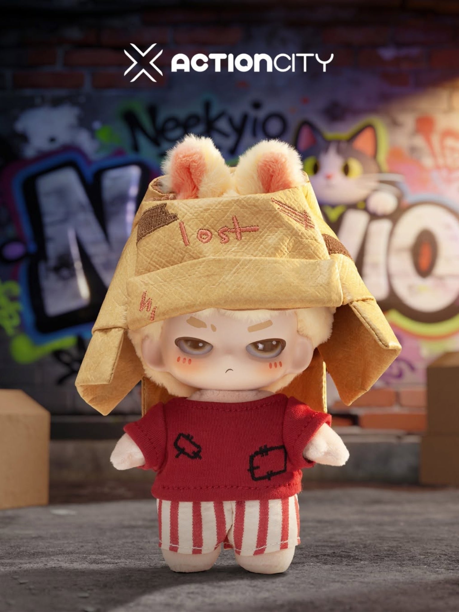 Neekyio - Silent Beasts Plush Keychain Blind Box - ActionCity