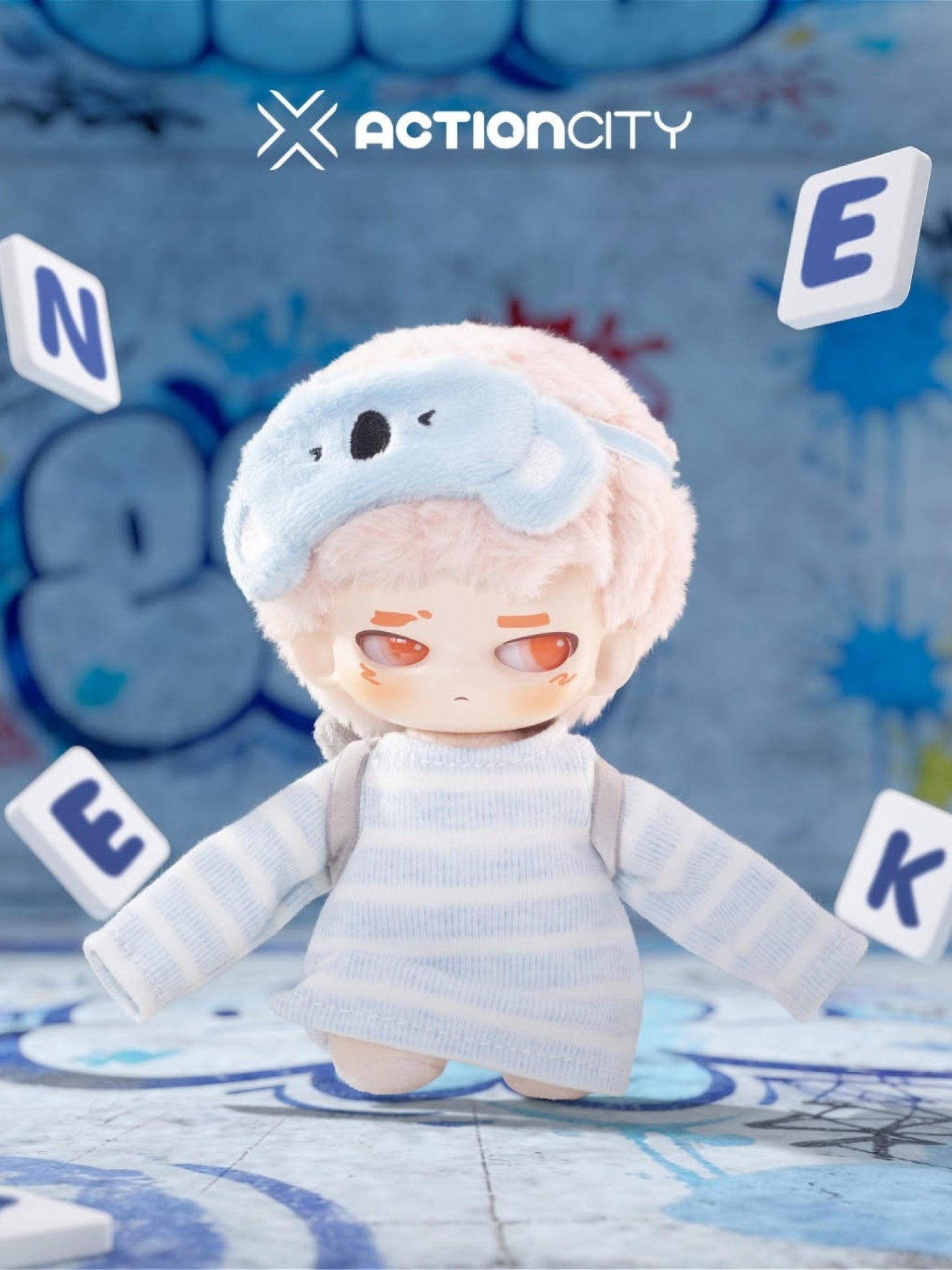 Neekyio - Silent Beasts Plush Keychain Blind Box - ActionCity
