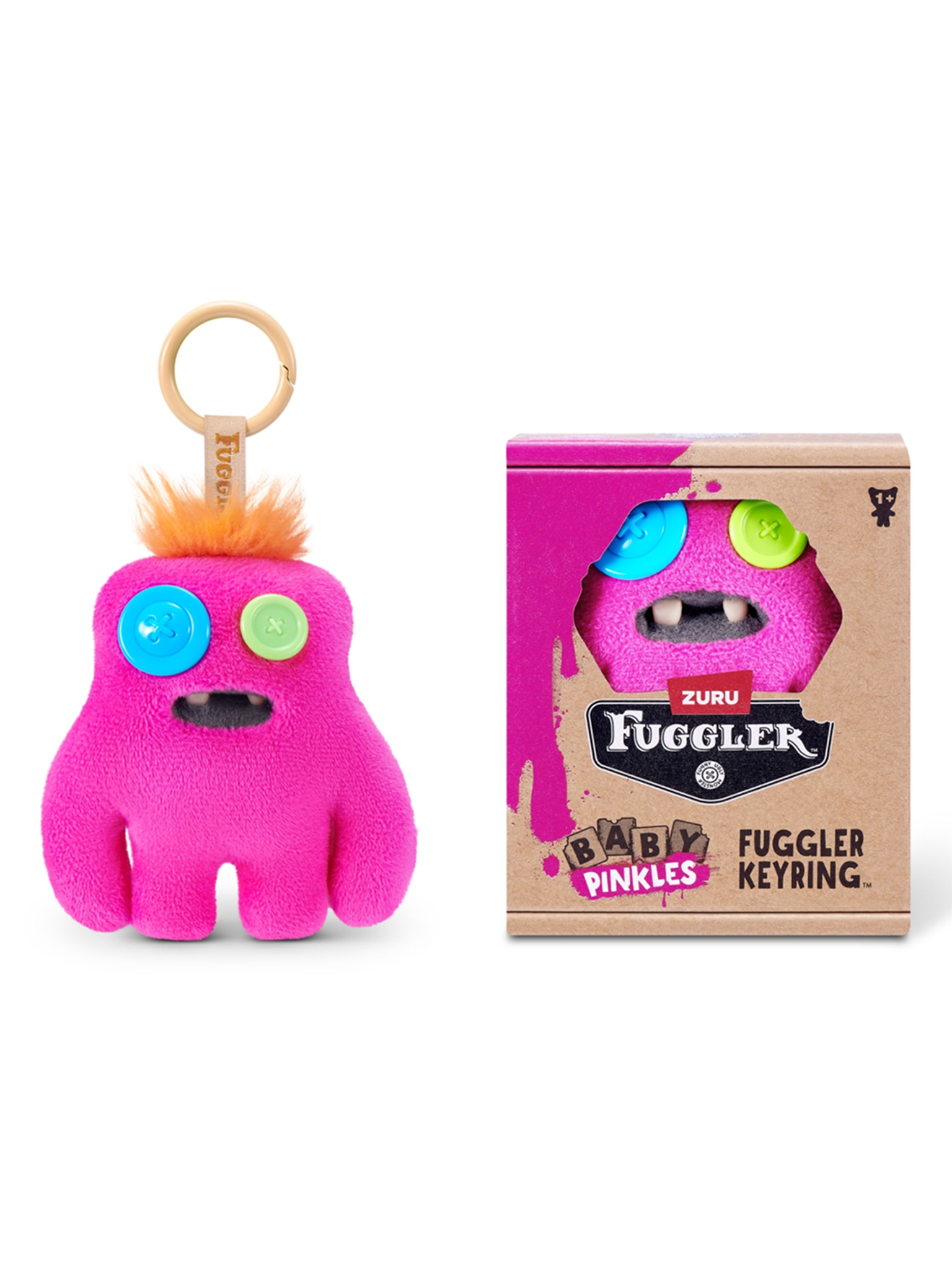 Cute Tooth Monster Cute Fun Powder Treasure Keychain