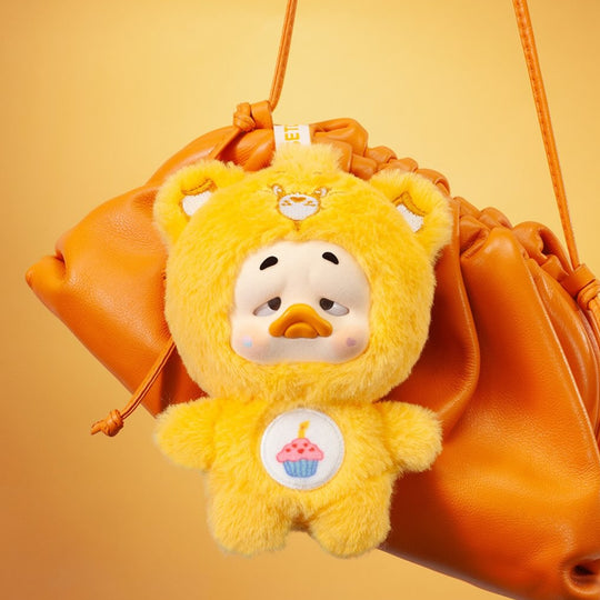 Mini Upset Duck - Care Bears & Upset Duck Heartful Moments Plush Keychain Blind Box