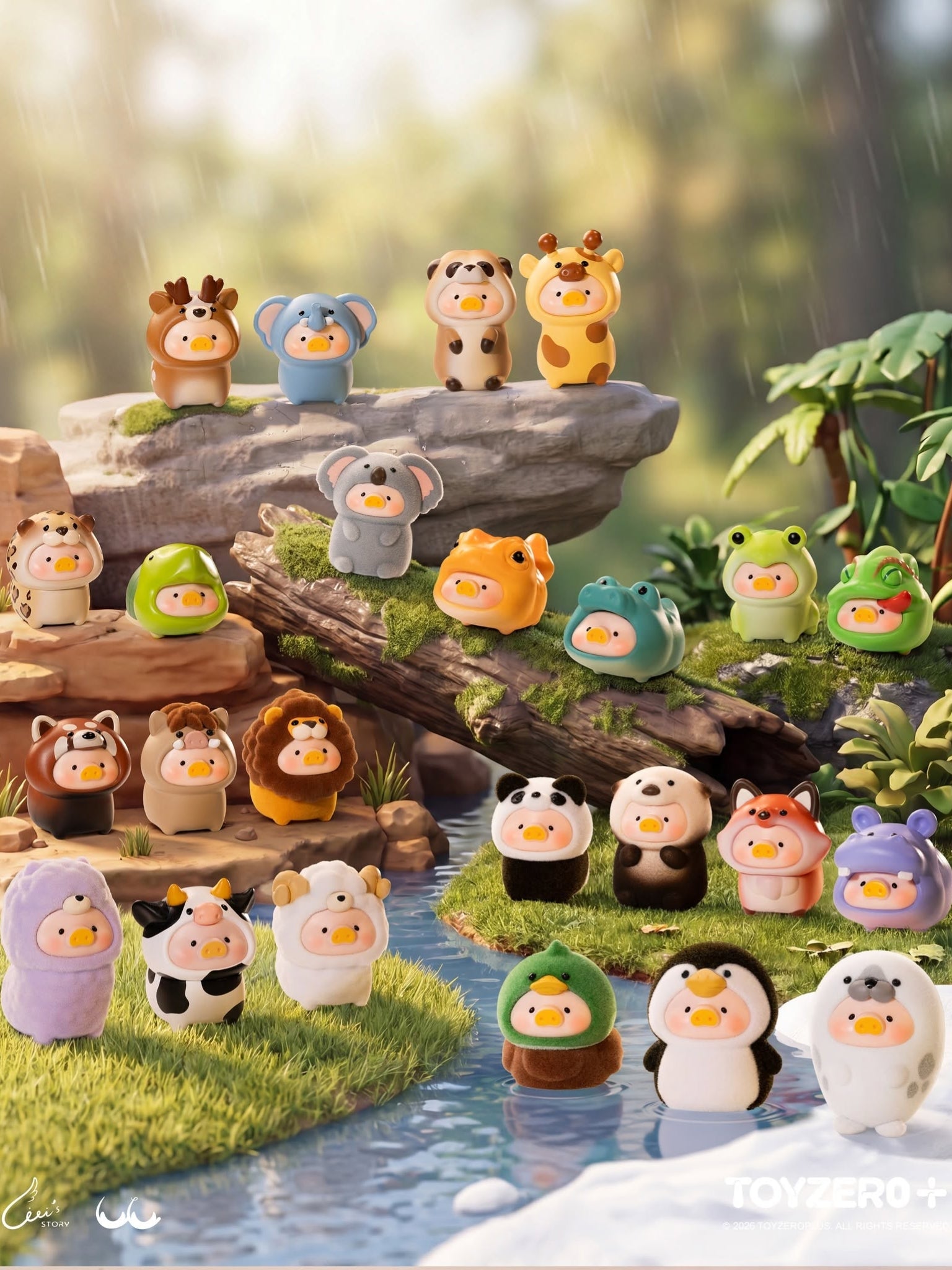 LuLu the Piggy-Animal Party Vol. 2 Series Animal Mini Blind Bag