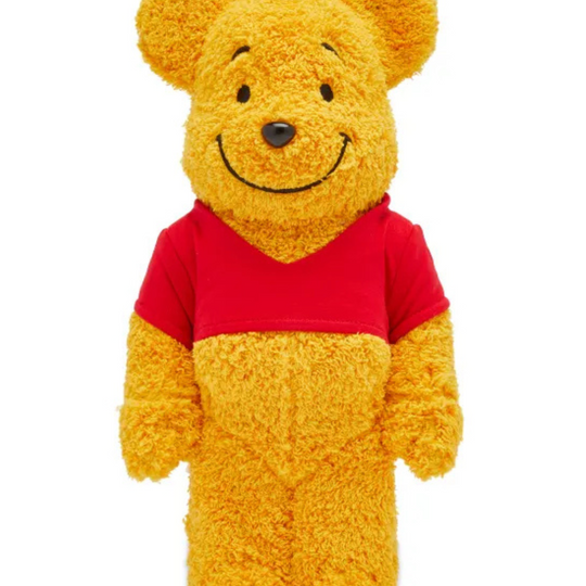 BEARBRICK Winnie the Pooh COSTUME Ver.(PILE FABRIC) 400%