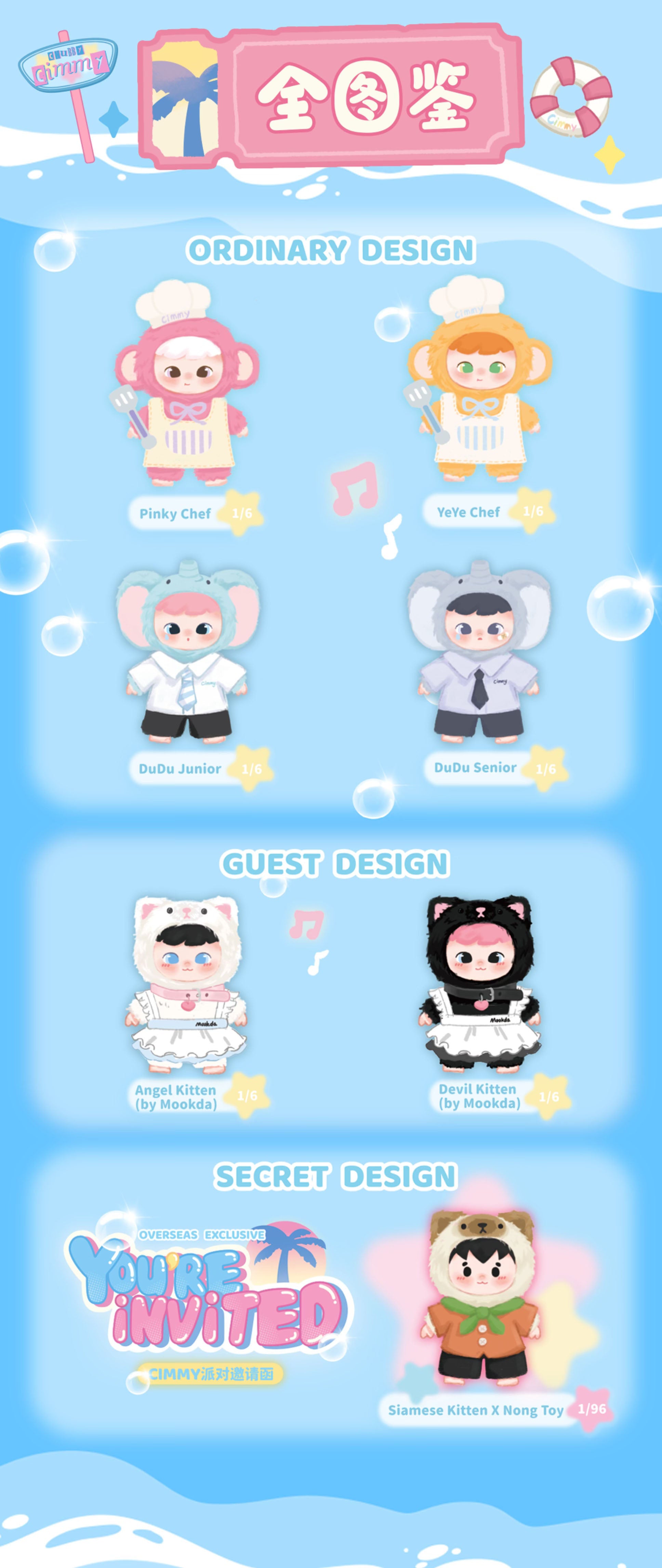 Cimmy You're Invited Series Plush Blind Box