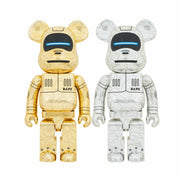 BE@RBRICK Sorayama x Baby Milo(R) 1000% Gold Ver./Silver Ver. (2pcs Set)