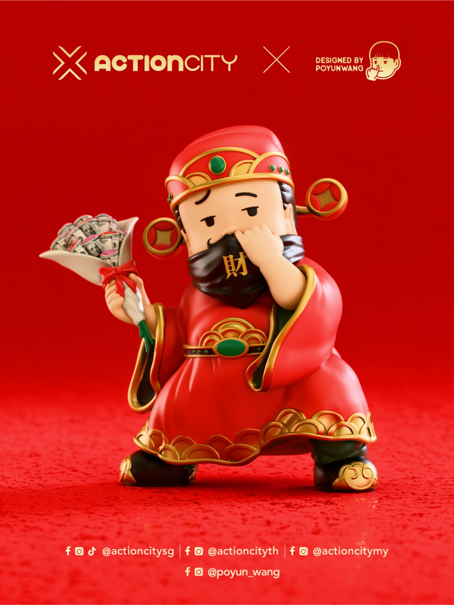 [Pre-Order] Poyunwang CaiShen Flower Thrower