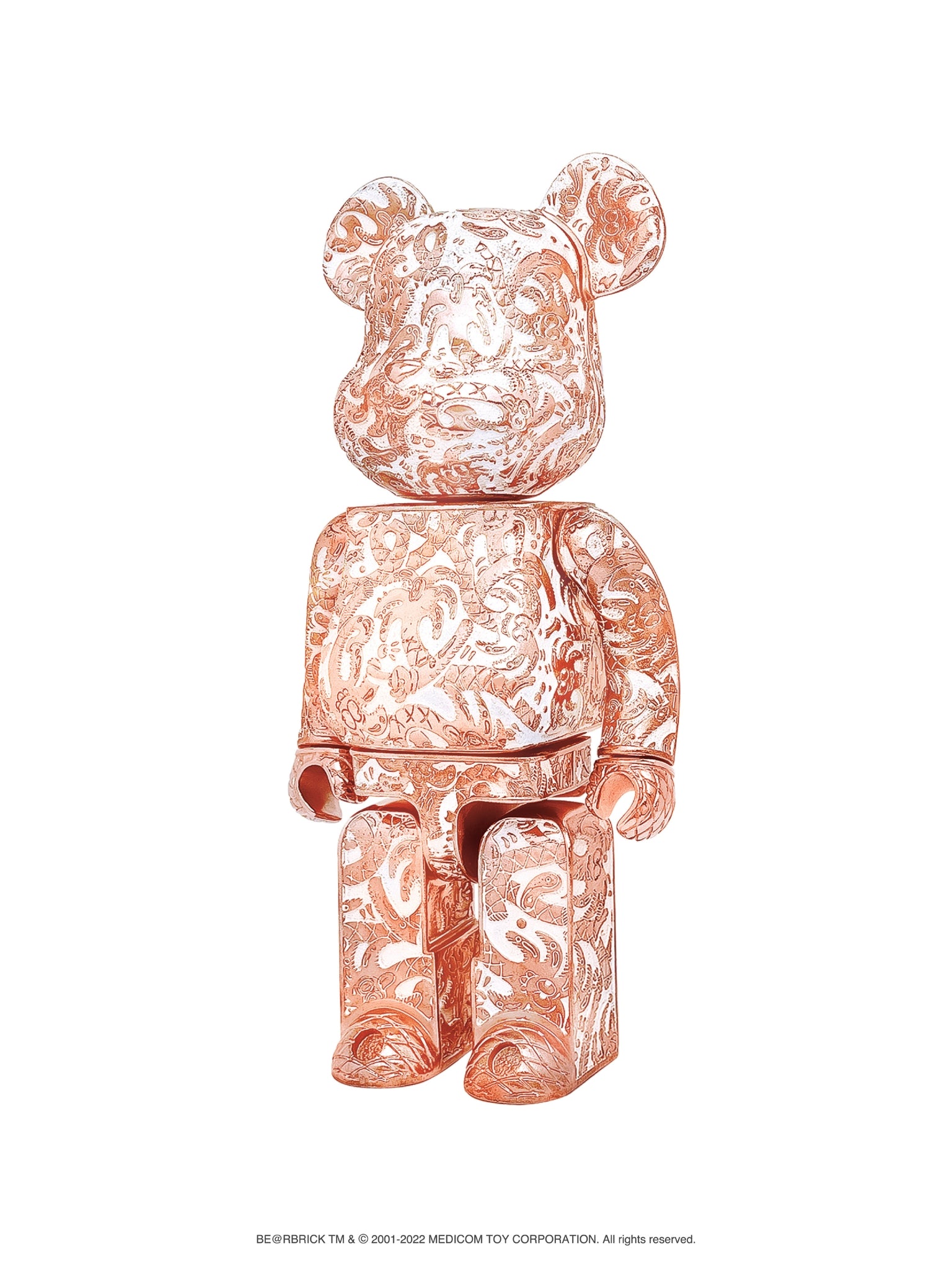 Bearbrick Royal Selangor x Steven Harrington Rose Gold
