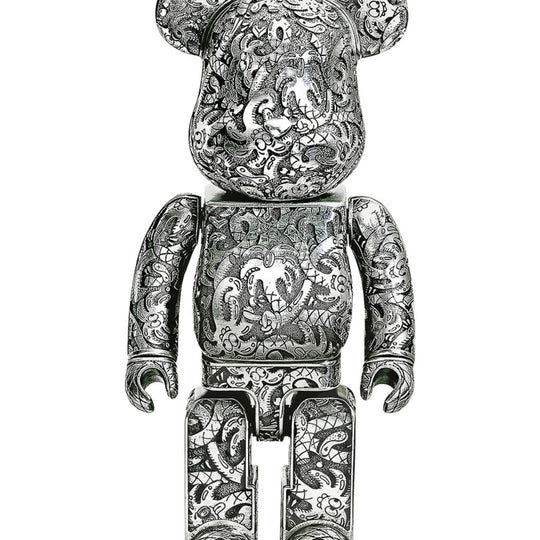 Bearbrick Royal Selangor x Steven Harrington Silver 400%