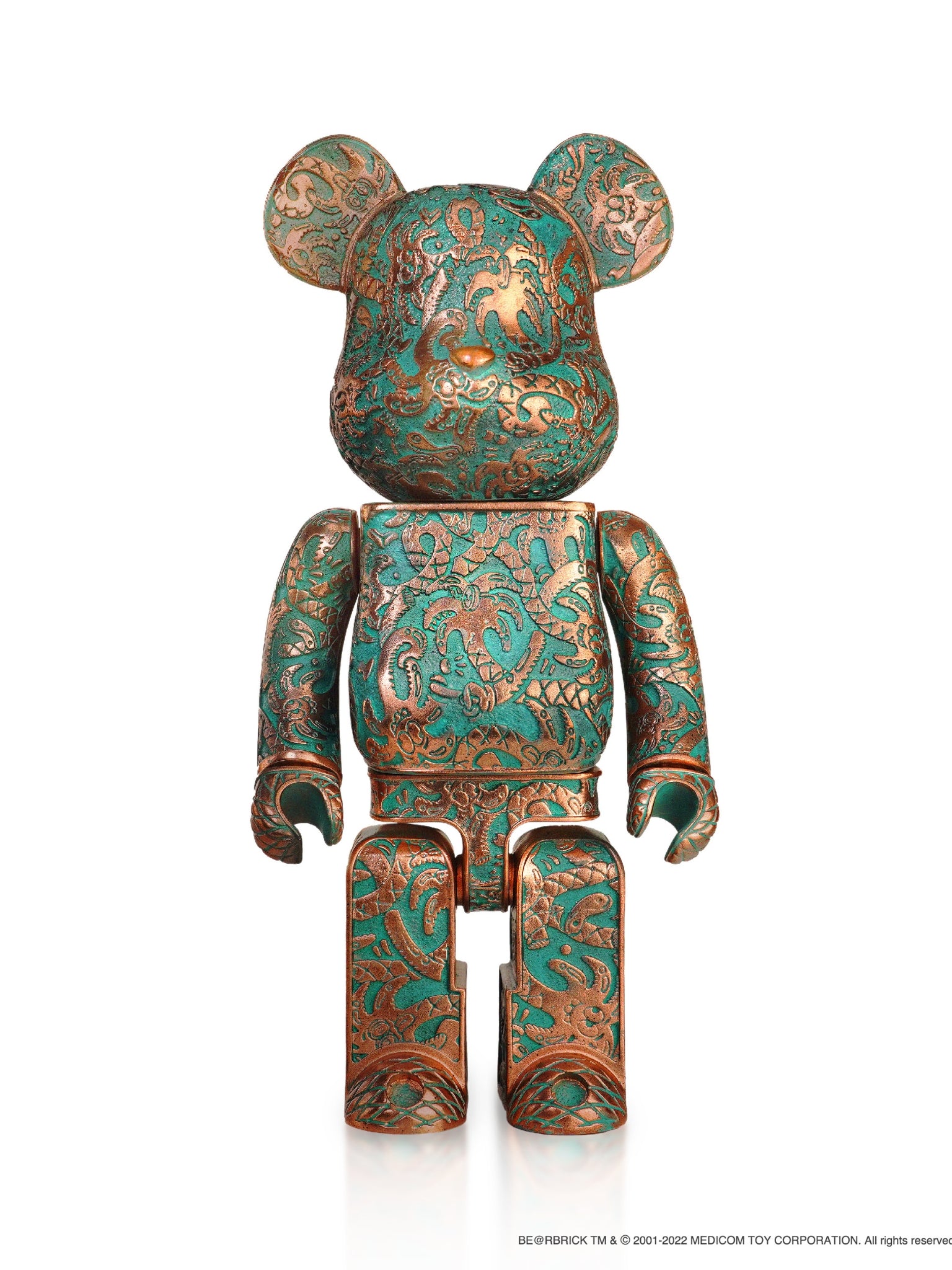 Bearbrick Royal Selangor x Steven Harrington (Green Patina Ver) 400%
