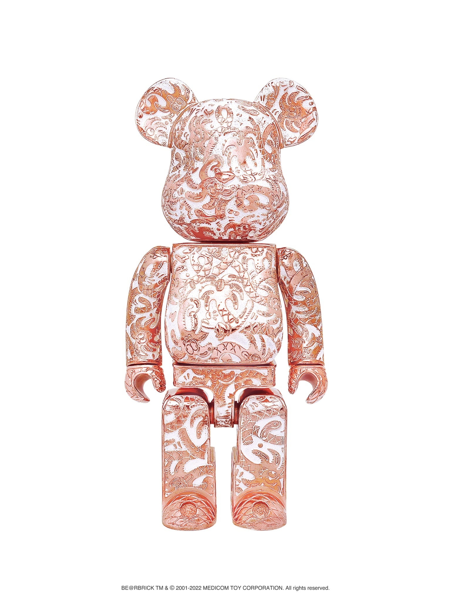 Bearbrick Royal Selangor x Steven Harrington Rose Gold - ActionCity
