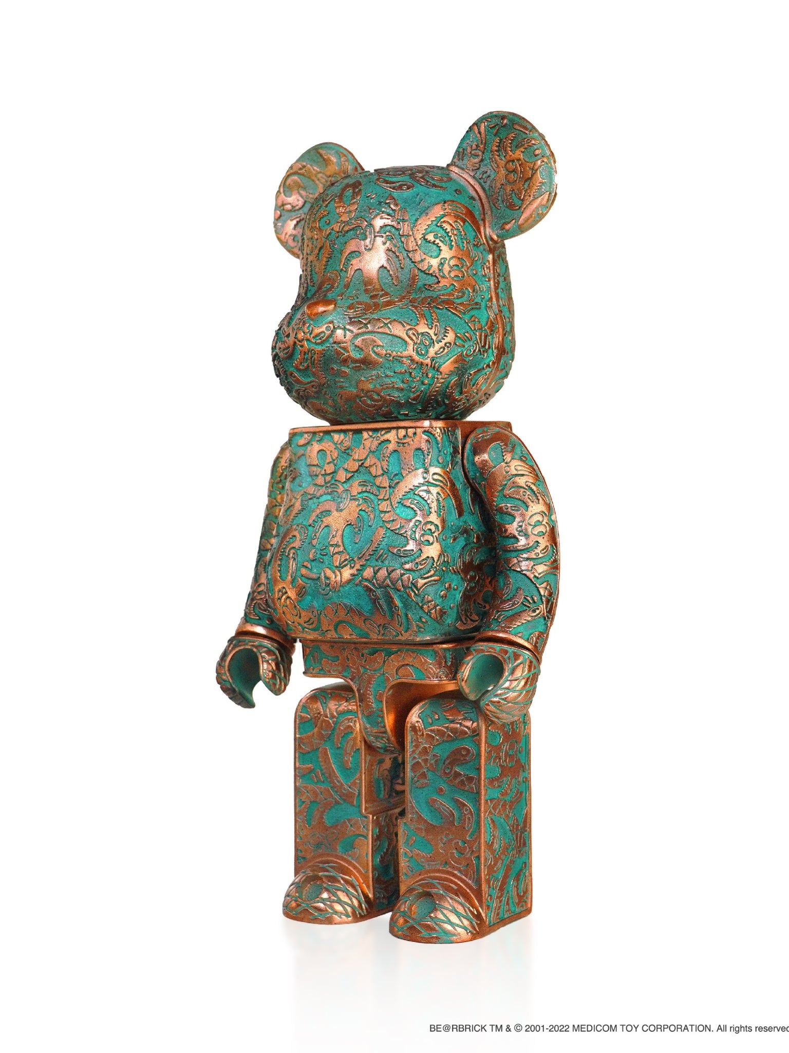 Bearbrick Royal Selangor x Steven Harrington (Green Patina Ver) 400% - ActionCity