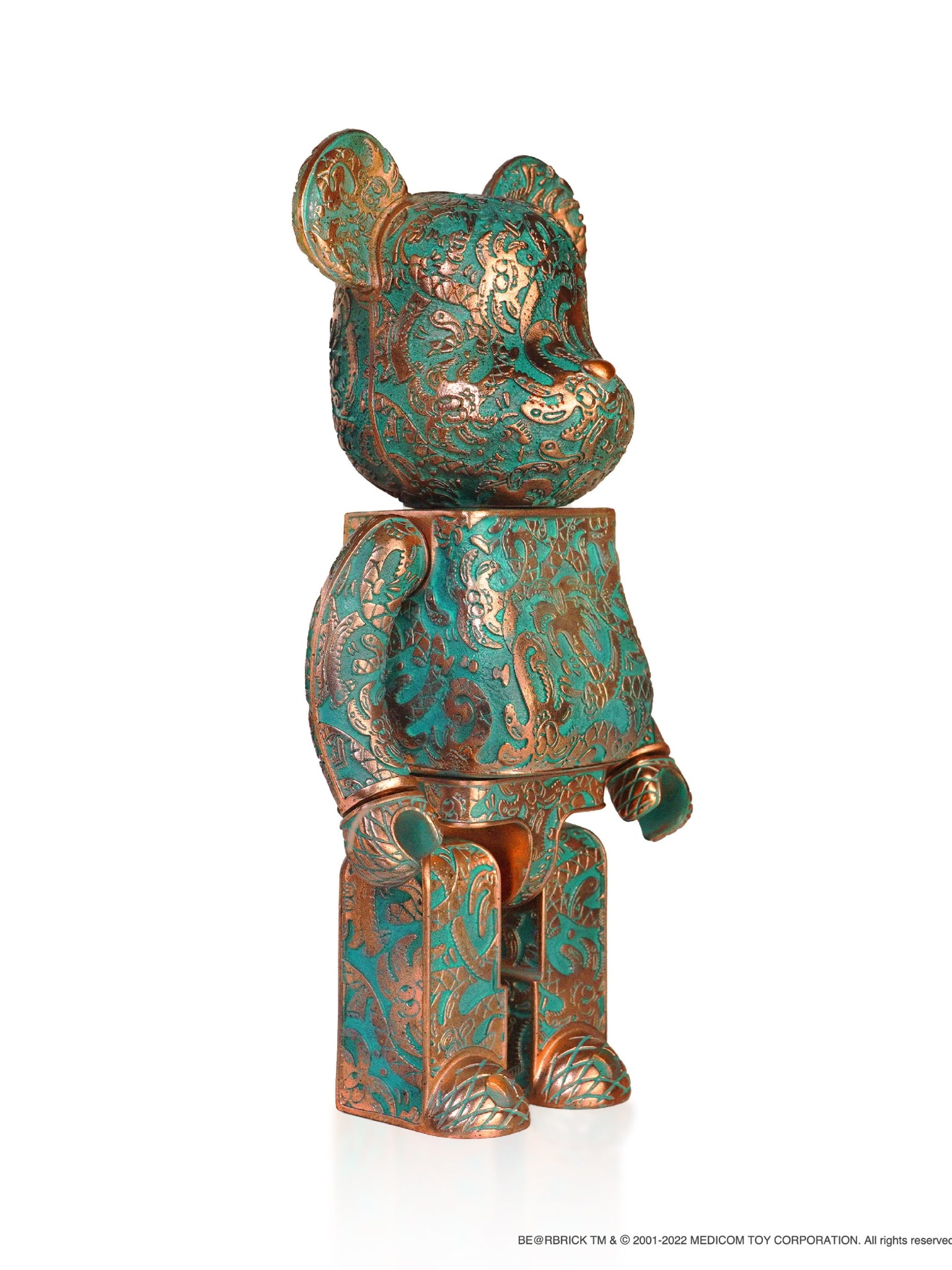 Bearbrick Royal Selangor x Steven Harrington (Green Patina Ver) 400% - ActionCity