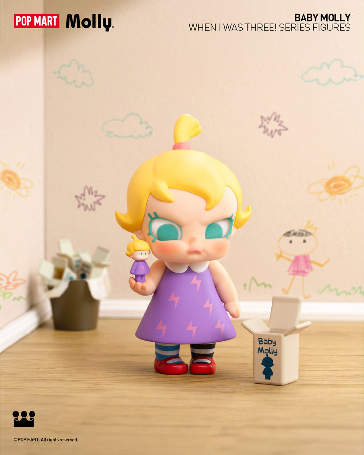 POP MART Baby Molly When I was Three! Series Figures
