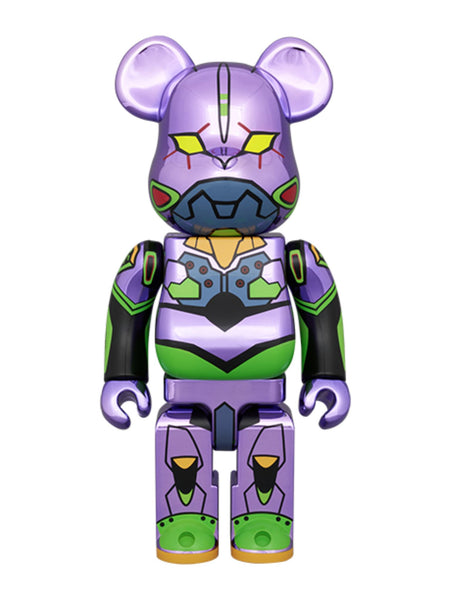 Pre-Order] BE@RBRICK Evangelion Unit-01 (New Paint Chrome Ver