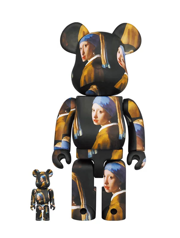BE@RBRICK Johannes Vermeer「Girl with a Pearl Earring」 100％ & 400％