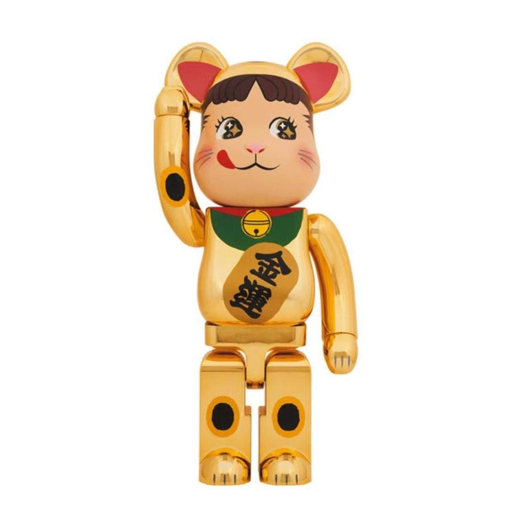 BE@RBRICK Manekineko Peko-Chan Kinun Gold Plated 1000%  (ASK)