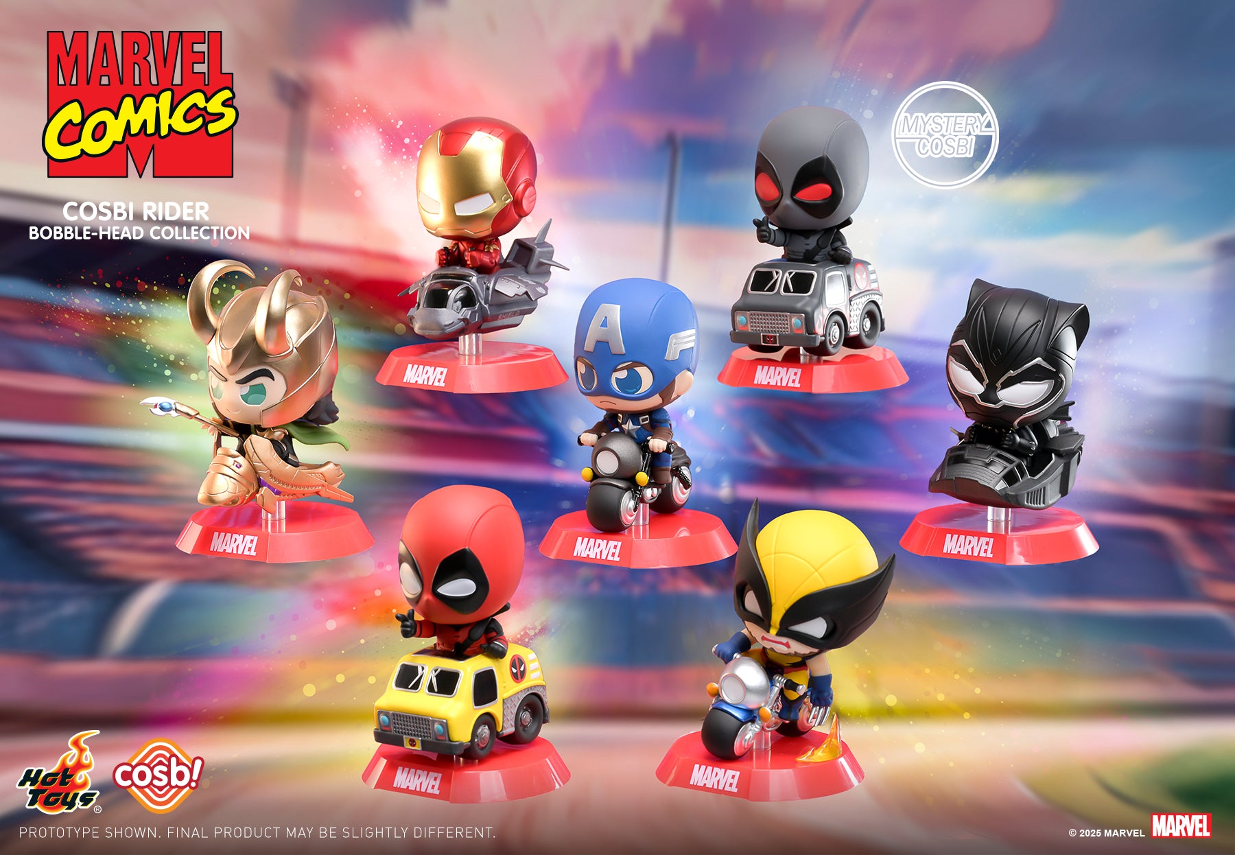 CBX225 - Marvel Comics - Marvel Cosbi Rider Bobble-Head Collection ...